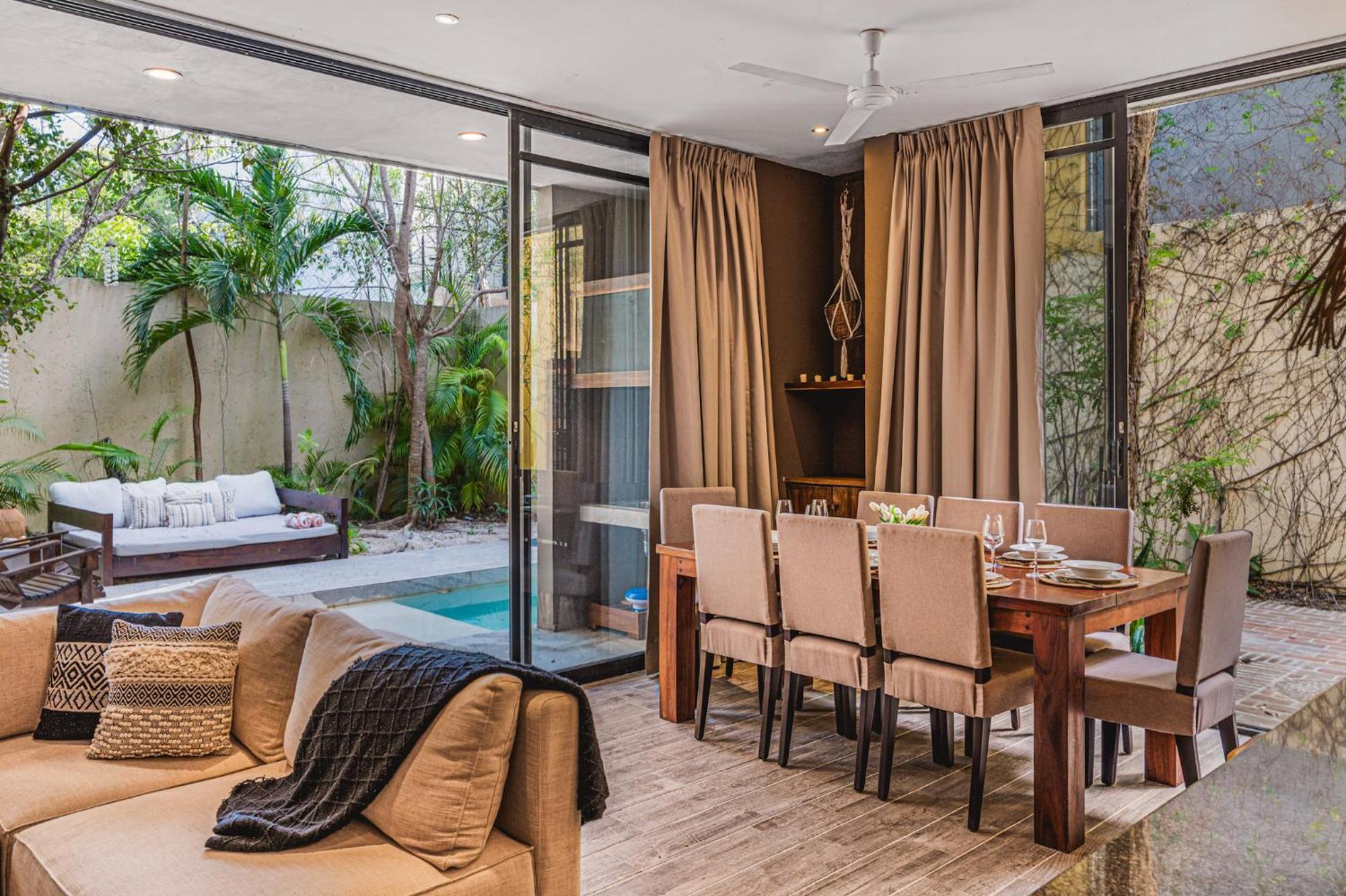 Appartamento Serene 4br W Pool Hot Tub 1xfree Breakfast Tulum